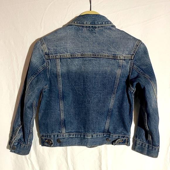Gap Denim Jacket Kids Boys Small 6-7 Years Jean Trucker Jacket Blue EUC - Picture 2 of 4